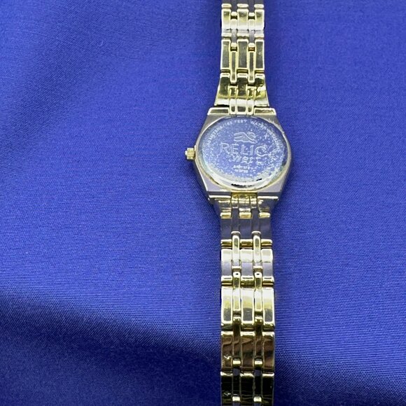 Relic by Fossil Women’s Queen’s Court 3-Hand Gold-Tone Quartz Watch - Picture 4 of 12